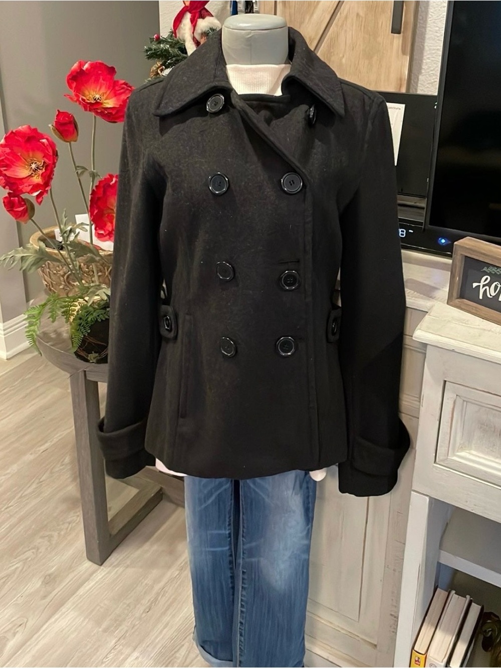 Giacca Double Breasted Pea Coat